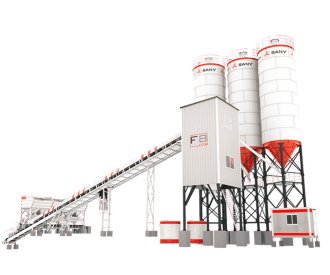 CONCRETE BATCHING PLANT-SANY-HZS90F8