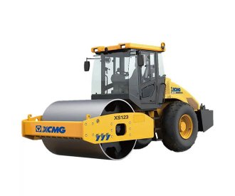 xcmg single cylinder road roller XS123